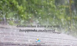 Gözlənilən hava şəraiti haqqında məlumat