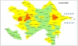 Küləkli hava şəraiti ilə bağlı sarı və narıncı xəbərdarlıq verilib