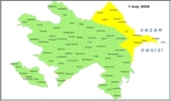 Küləkli hava şəraiti ilə bağlı sarı xəbərdarlıq verilib