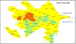 Küləkli hava şəraiti ilə bağlı sarı və narıncı xəbərdarlıq verilib